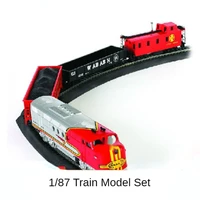 187 alloy electric train model set simulation train childrens toy gift