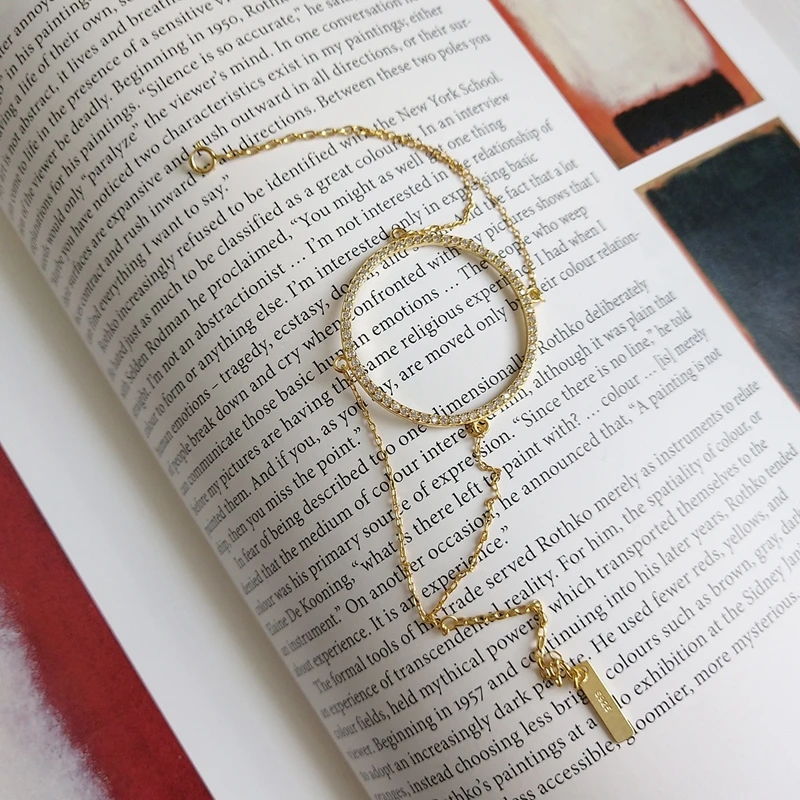 Большой круглый браслет из серебра 925 пробы тонкий золотой для женщин блестящий