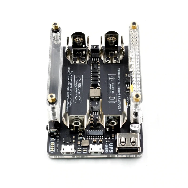 

UPS Power Expansion Board with RTC Measurement 5V Output Serial Port for Pi2 3 B + A1-013