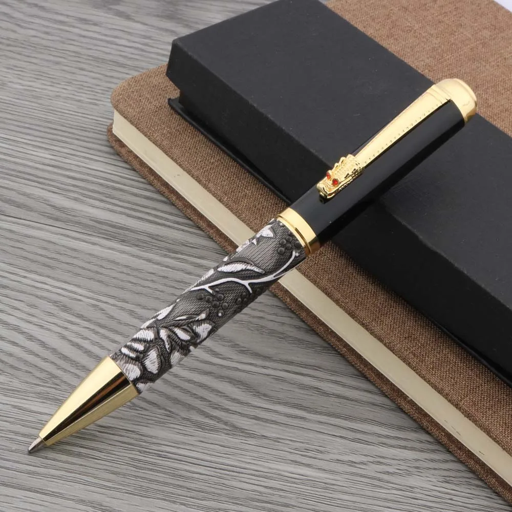 Новый красный или серый золотой с металлической китайской отделкой дракона