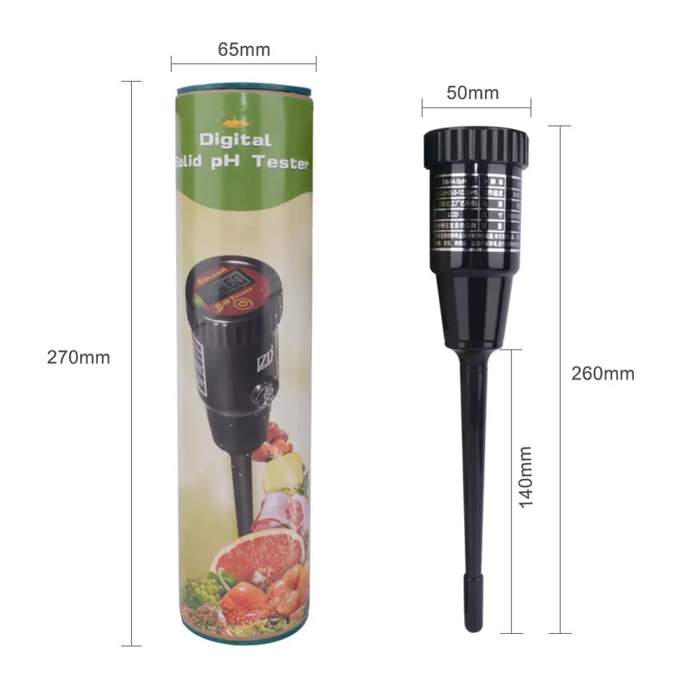 Измеритель влажности для почвы YIERYI портативный измеритель фруктов и яиц рН метр 3