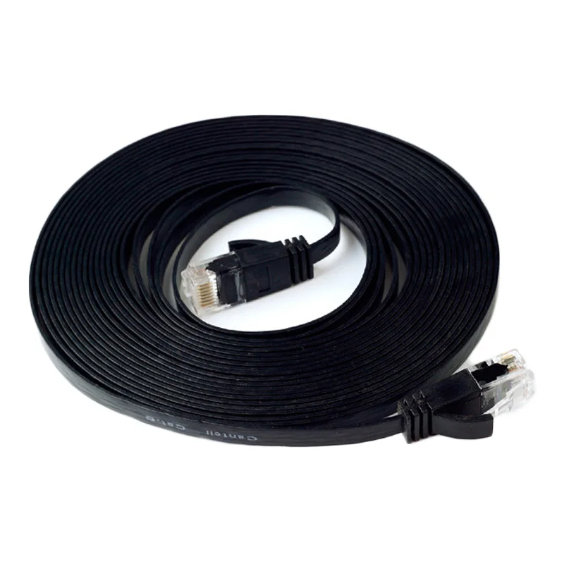 Новые поступления 0 5/1/1.5/2/3/5/10/15/20/25/30 м плоский сетевой Ethernet CAT6 патч кабель UTP Lan