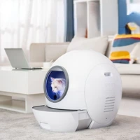 wifi automatic smart litter box large cat toilet drawer type fully closed poop tray machine app control trash can self cleaning