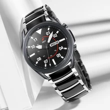 for samsung galaxy watch 3 band 45mm 41mm Galaxy Watch4 Classic strap stainless steel ceramic Luxury bracelet for huawei gt2e