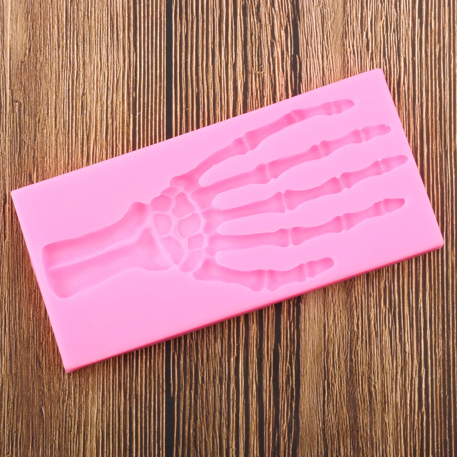 Сделай сам на Хэллоуин для декорирования торта ручной кости силиконовые формы