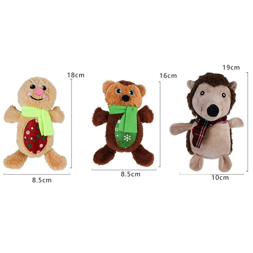 Милые игрушки для собак жевательные пищащие веревка из флиса интерактивные