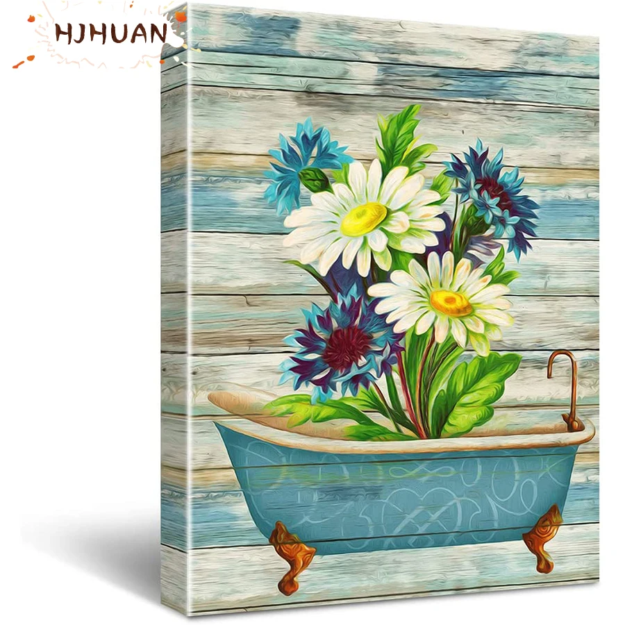 

DIY bathroom decor, graffiti art Diamond Painting Kit Full Drill Square Embroidery Mosaic Art Picture of Rhinestones Decor Gift