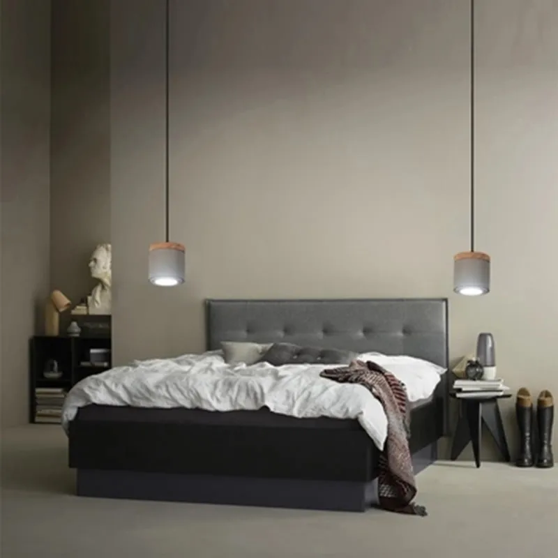 Скандинавское цементное Дерево Подвесные светильники Led Spot Hanglamp Подвесная лампа