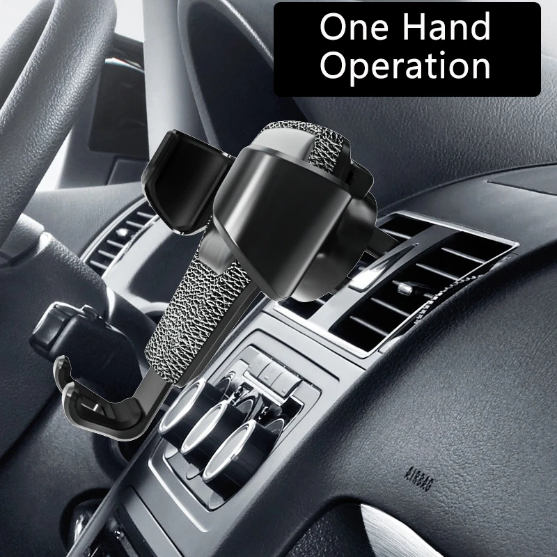 Universal Car Mobile Phone Car Holder Air Vent Mount Stand No Magnetic Cell Phone Holder For iPhone Phone In Car Bracket