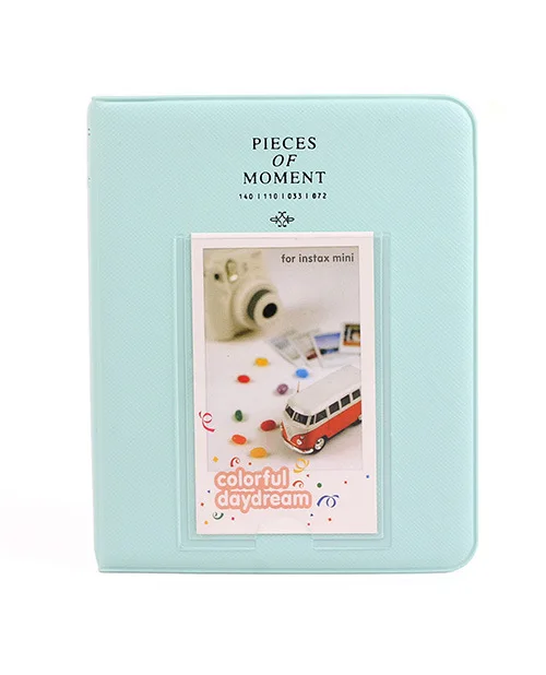 color 3 64 кармана 3 дюйма мини-пленка фотоальбом книга для Fujifilm Instax Mini 9 8 7s 70 25 90 мгновенная камера пленка кредитный держатель для карт - Цвет: color 3