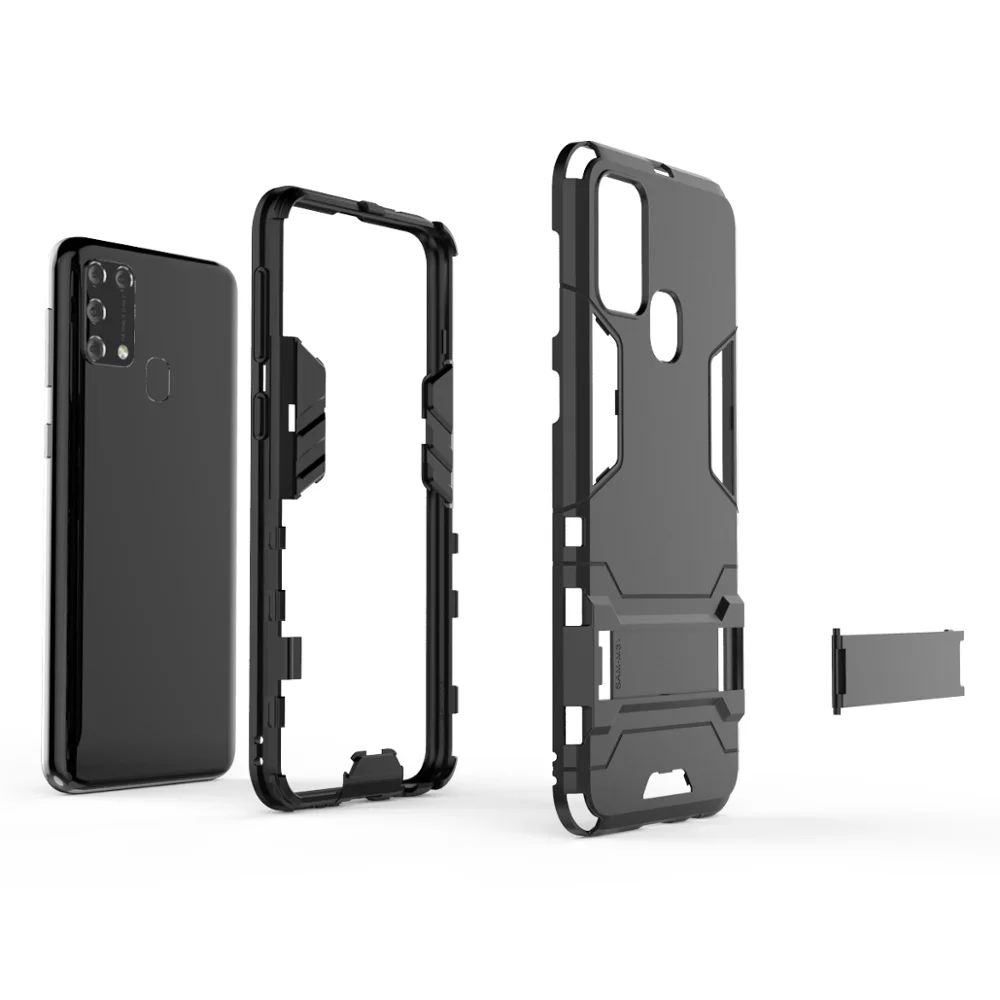 OUDINI противоударный чехол-накладка с подставкой для Samsung Galaxy M31 M21 | Мобильные