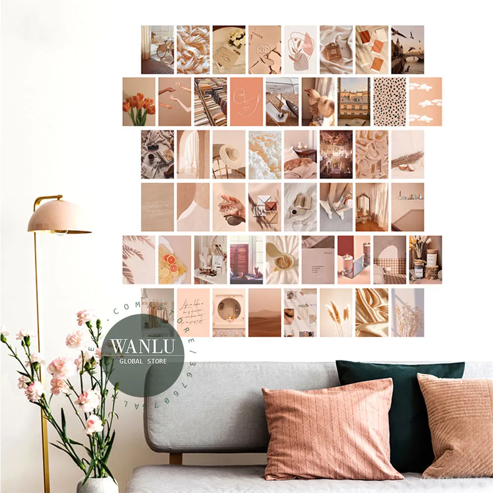 50 шт открытка фотоколлаж набор настенный коллаж эстетические постеры Декор для