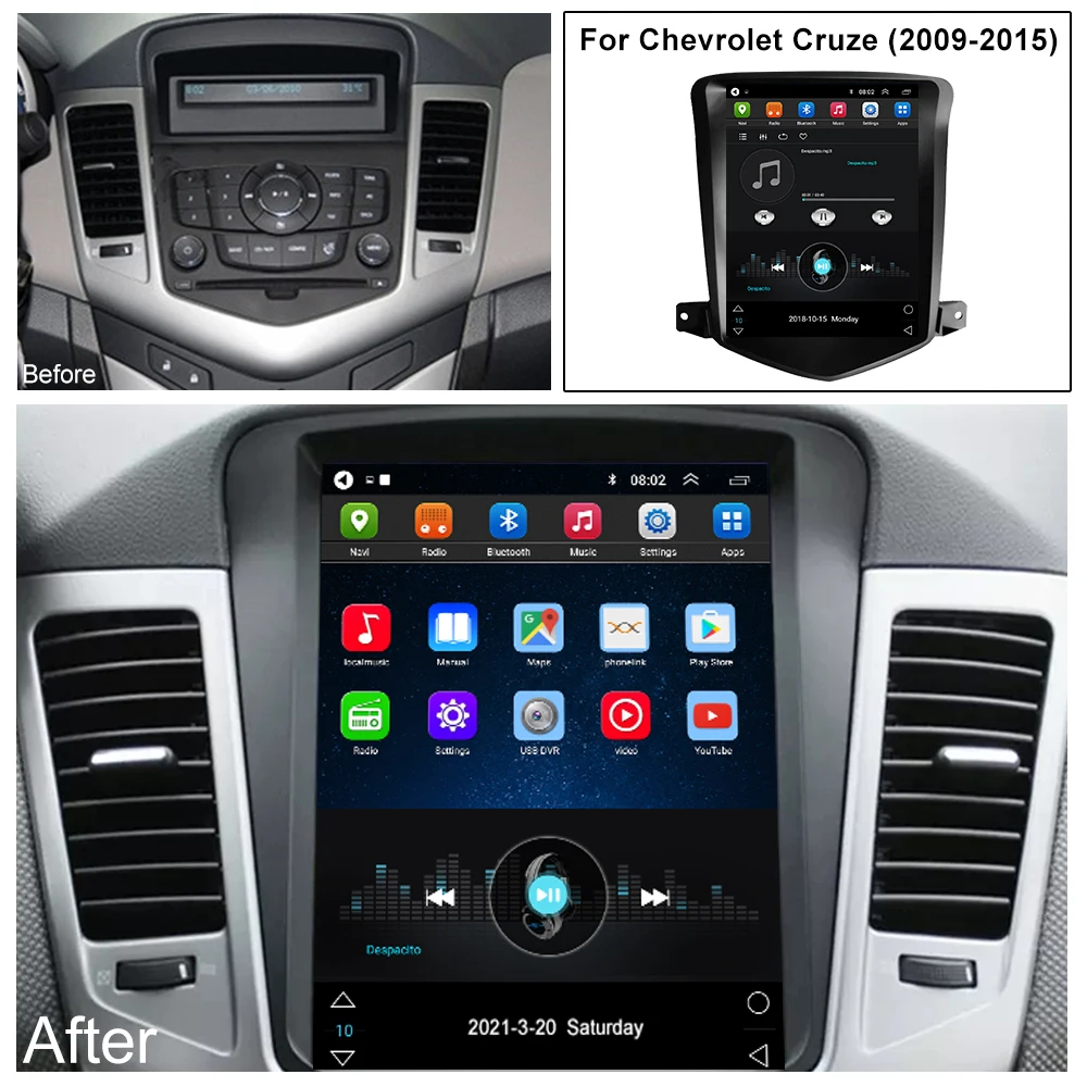 Автомагнитола 2 Din Android 10 автомобильный радиоприемник мультимедийный плеер для