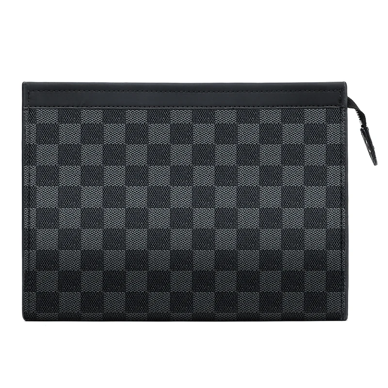 

Luxury Plaid Clutches Mens Handbag Brand Designer Classic Clutches Wallets for Man Business Clutches Bag Men IPad Laptop Bags