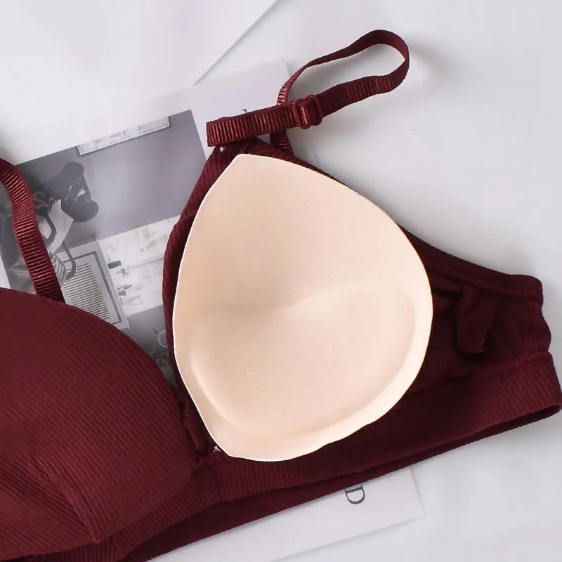 Глубокий V кружева бюстгальтер без косточек Bralette Bralett сексуальное женское белье мягкое Лифчики без швов короткий топ, б