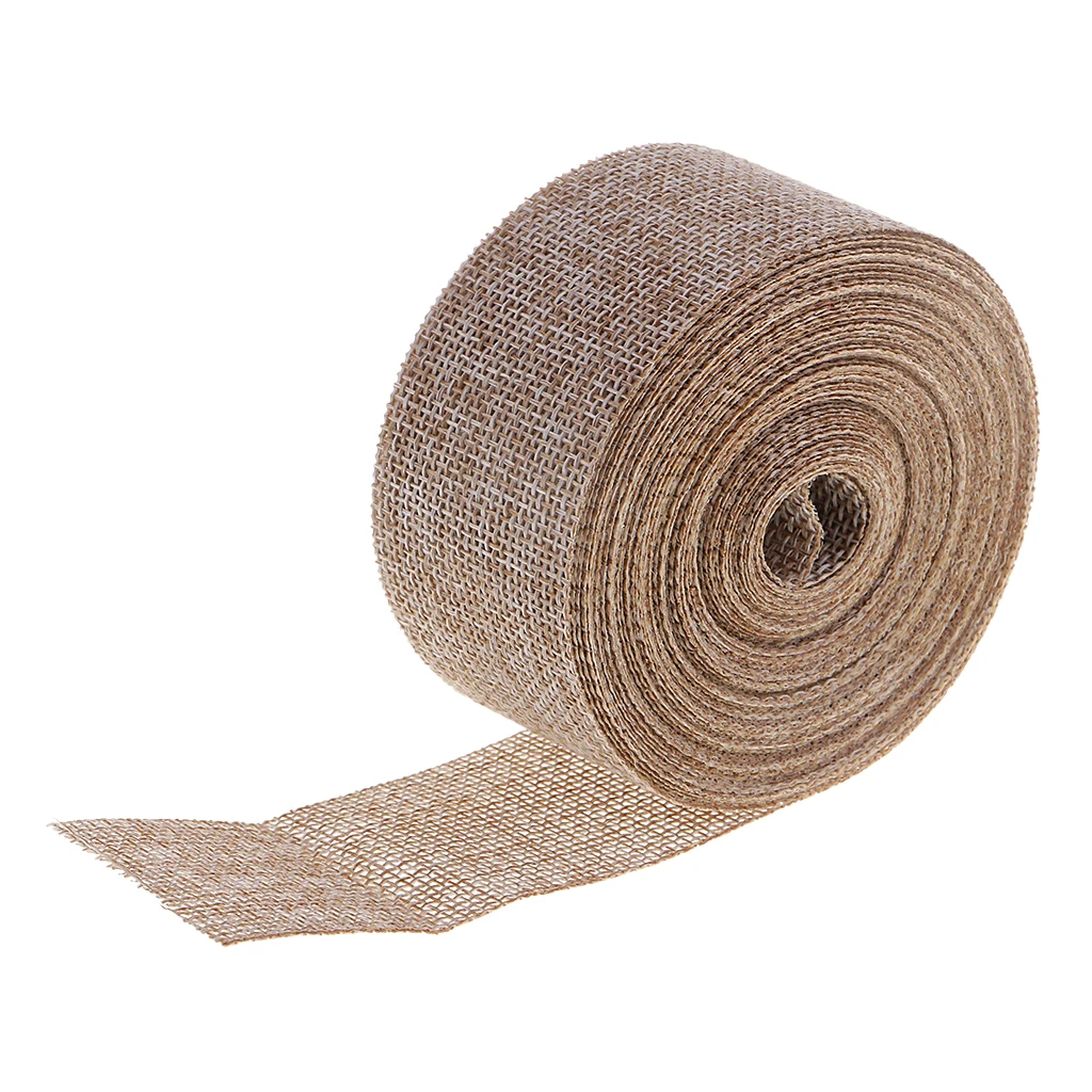 10 метров 4 см Искусственный джут гессианская тесьма деревенский свадебный пояс