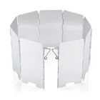 Ветрозащитная плита с 9 пластинами ветрозащитный щит, складная ветрозащитная плита для кемпинга, ветрозащитный экран