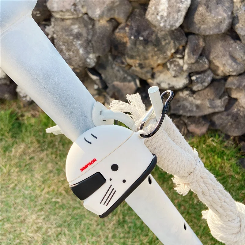 

Cool Motorcycle Helmet 3D Case For AirPods 1 2 Pro Charging Box Soft Silicone Wireless Bluetooth Earphone Protective Cover Coque