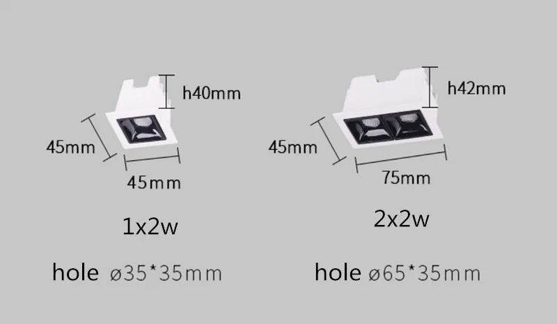 Dimmable Mordern линейный светильник встраиваемый потолочный Точечный бар креативная
