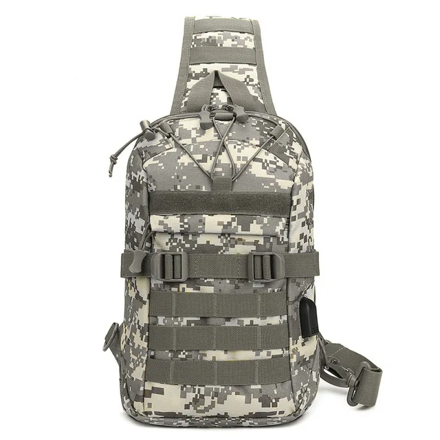 ACU Digital Тактический крепеж Сумка Рюкзак Molle EDC Военная Униформа Диапазон Сумка на одно плечо ремень небольшой рюкзак для спорта на открытом воздухе Rover нагрудная сумка - Цвет: ACU Digital