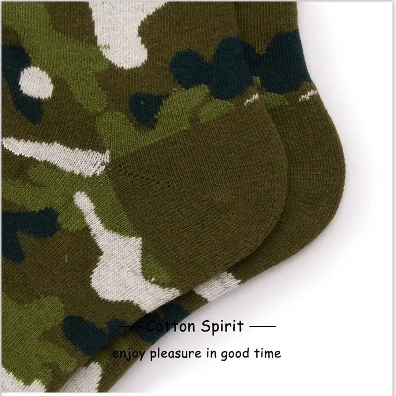 Women Men Solid Camo Cotton Sport Socks Ankle Sock Unisex Camouflage Print Short Winter Socks 5 pairs/ lot AL200SC