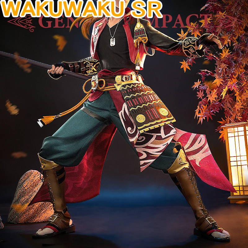 

Женский костюм для косплея Thoma, косплей-костюм для Хэллоуина, игры Genshin Impact Thoma