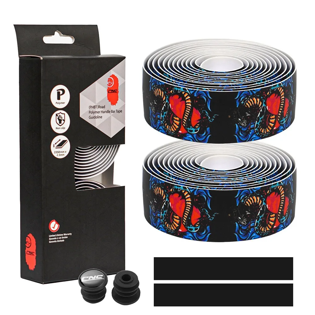 

Bicycle Handlebar Tape PU Grip Cover CNC Road Bike Handlebar Straps Anti-skid Shock Sweat Absorption Cycling Accessories