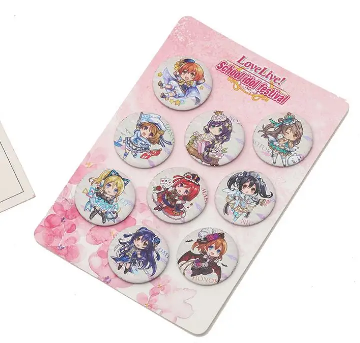9 8 шт./компл. Аниме Хацунэ Мику Cardcaptor Sakura lovelive значок косплея шпильки коллекция Значки для рюкзак Одежда Игрушка в виде фигурки - Цвет: 9