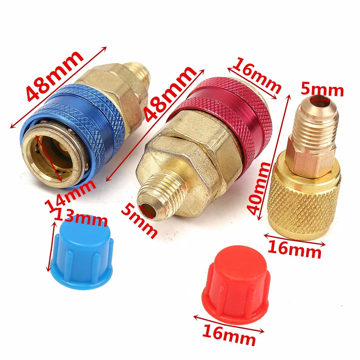 

Air Conditioning Dual Pressure Gauge A/C Diagnostic Manifold Tester Set for HVAC R12 R22 R502 Refrigerant Charging Repair Kit