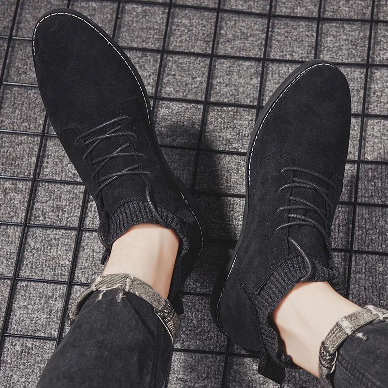 

Sapato Masculino Casual Shoes Men Brown Mens Casual Man Fashion Leather Ocio Sneaker Sport Boots Outdoor Footwear Male Shoe