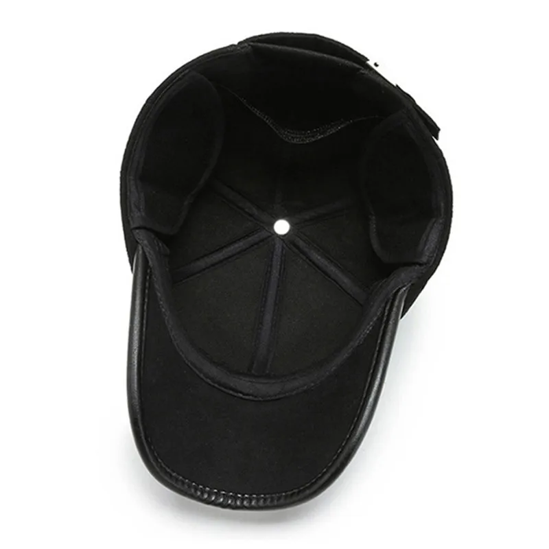 

2020 Winter Men's Baseball Cap Earmuffs Hats Thermal Cold-proof Sports Caps For Men New Adjustable Size Dad's Ear Protection Hat