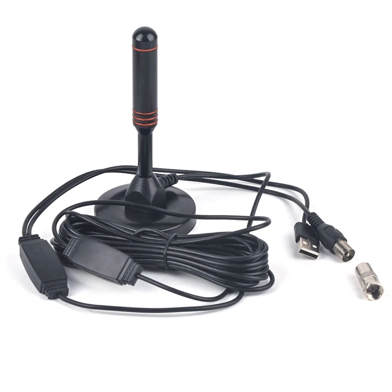 1080P HD цифровая внутренняя усиленная ТВ антенна с усилителем VHF/UHF 200Mile усиленный