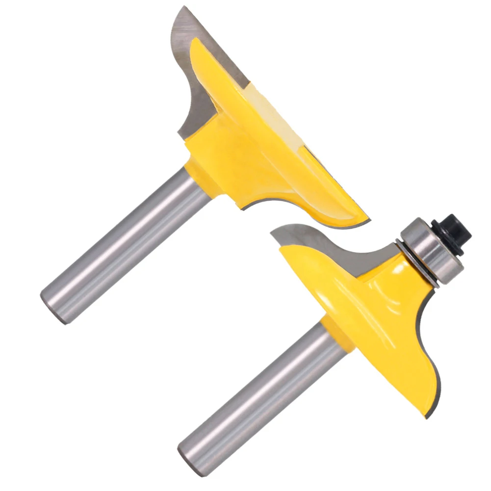 2 шт 8 мм Профессиональный хвостовик дверной рамы Вязание фреза для отделки