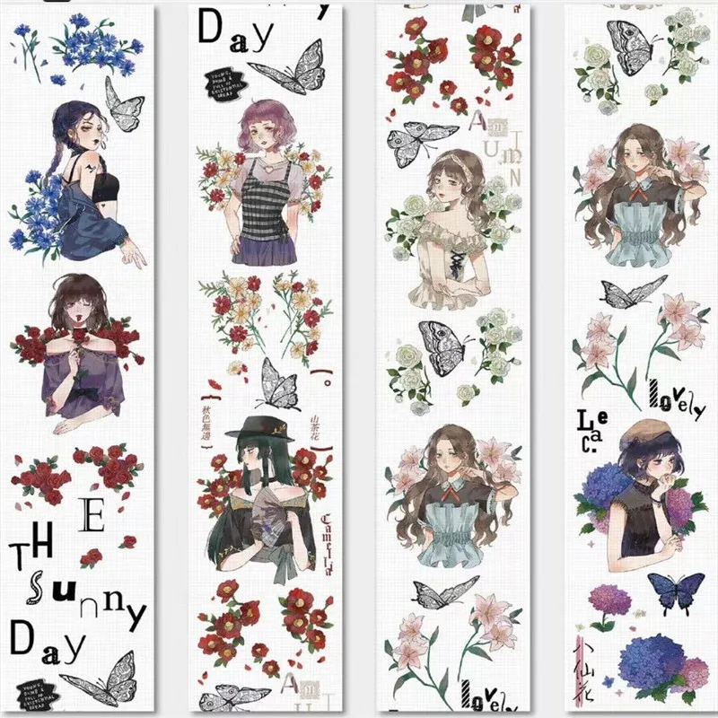 

Her Girlfriend Washi Tape for Card Making Bullet Journal DIY Scrapbooking Decorative Sticker