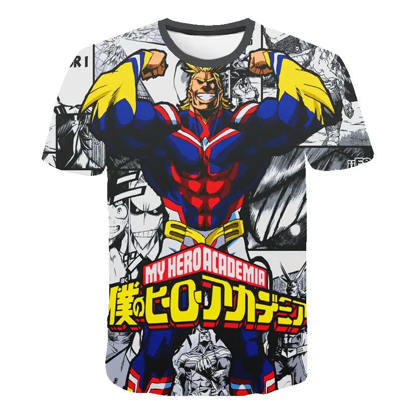

NEW Anime My Hero Academia Boku no hero Shirts 3D Print T shirt Hipster Cosplay Unisex tshirt Casual Boys Skateboard Hip-Hop