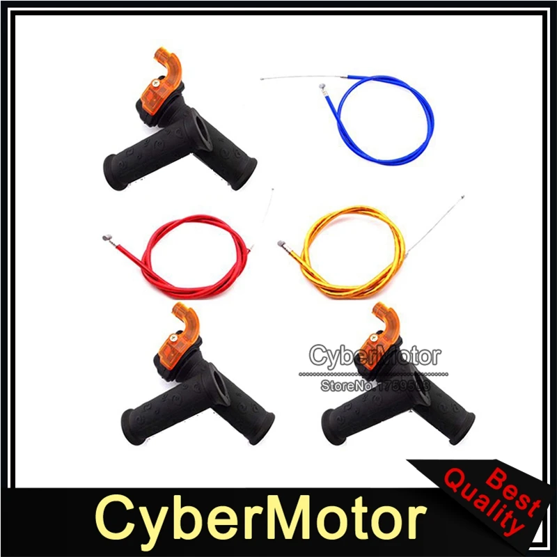 Трос дроссельной заслонки 825 мм + Поворотный дроссель для квадроцикла 43cc 47cc 49cc Mini