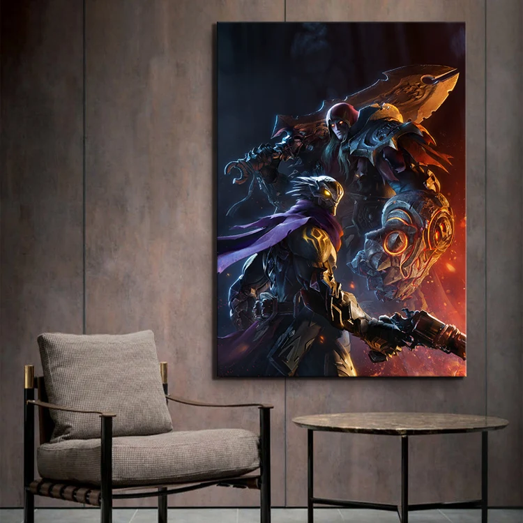 Цельнокроеное платье игры постер картина Darksiders Genesis картин декоративная