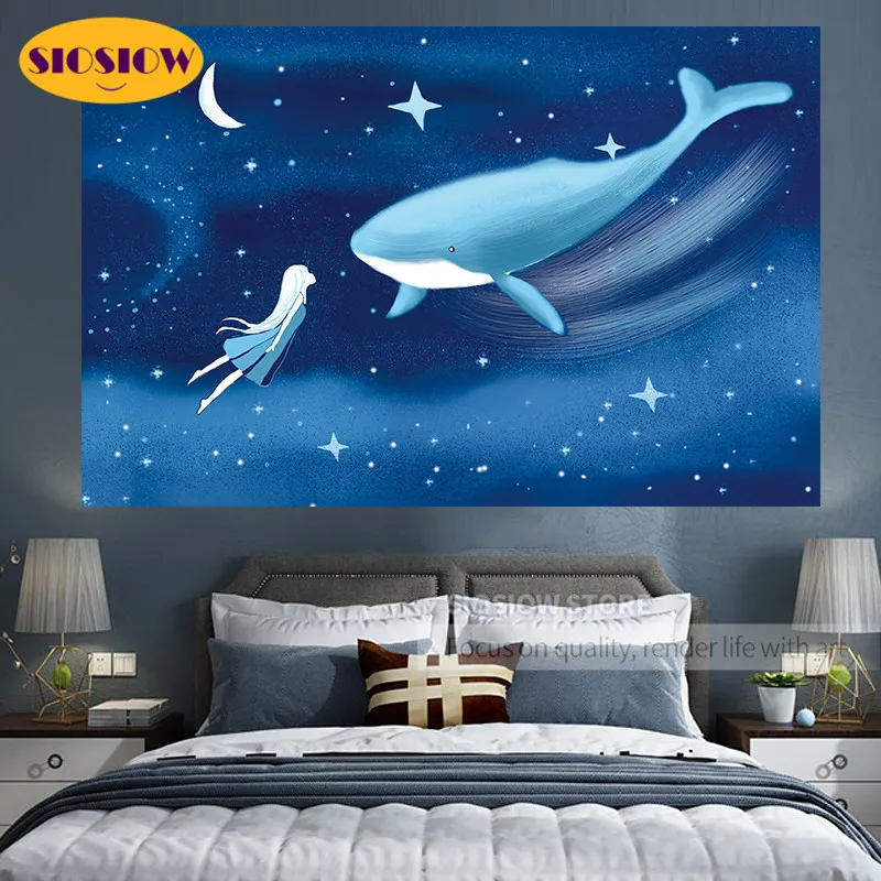 Алмазная живопись ночное небо картина 5D сделай сам с полным заполнением мозаика