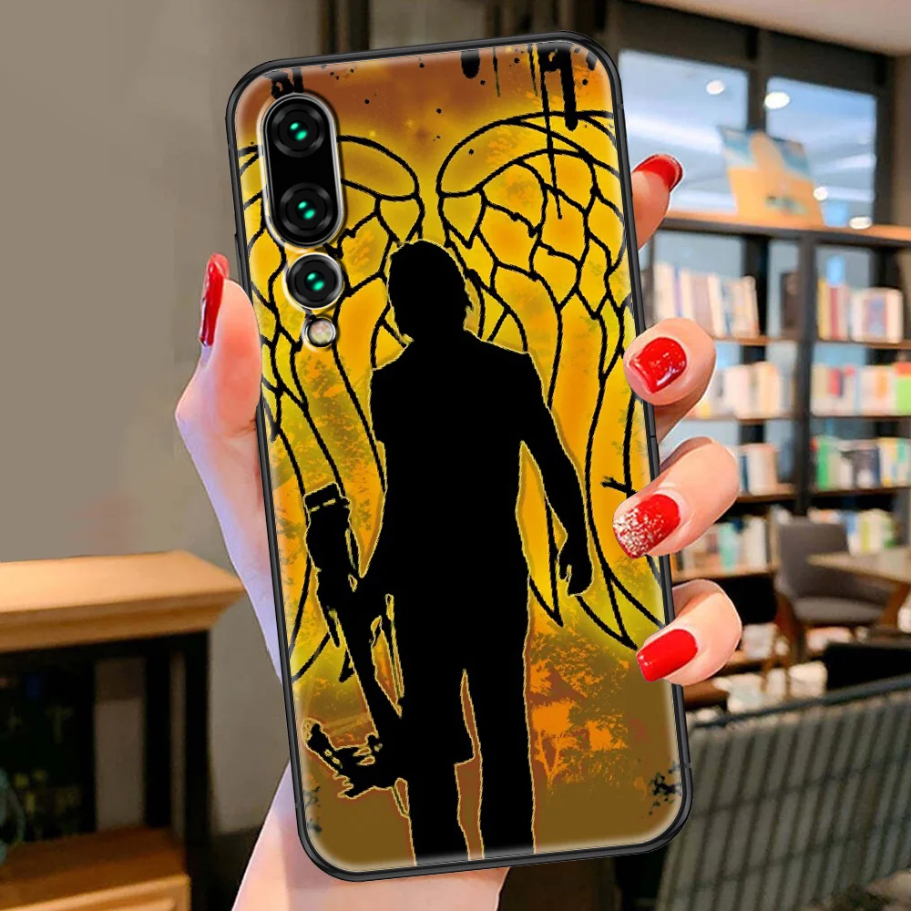 Чехол для телефона Ходячие мертвецы Huawei P Mate P10 P20 P30 P40 10 20 Smart Z Pro Lite 2019 black art hoesjes