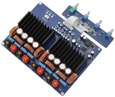 

Оригинальный цифровой усилитель TAS5630/OPA1632DR/ TL072, 2,1 каналов, мощность 1200 Вт, плата цифрового усилителя класса D 330 мкФ/100V * 4