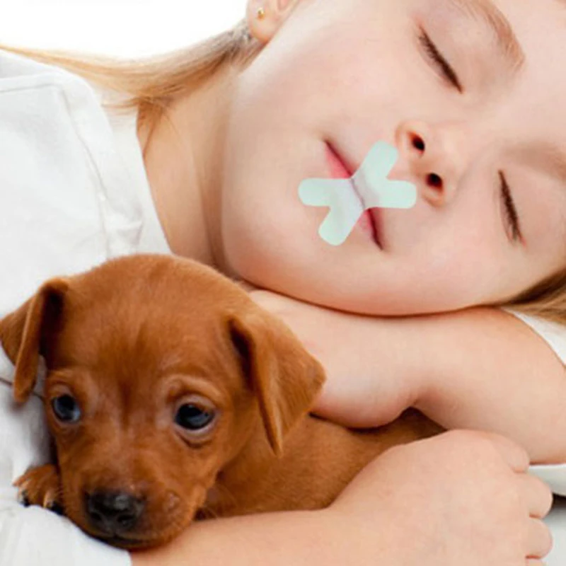 Полоски для сна 30 шт. усовершенствованная мягкая лента рта лучшего дыхания в носу