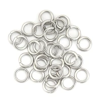 100pcslot 689101216mm metal diy jewelry findings open single loops jump rings split ring for jewelry making