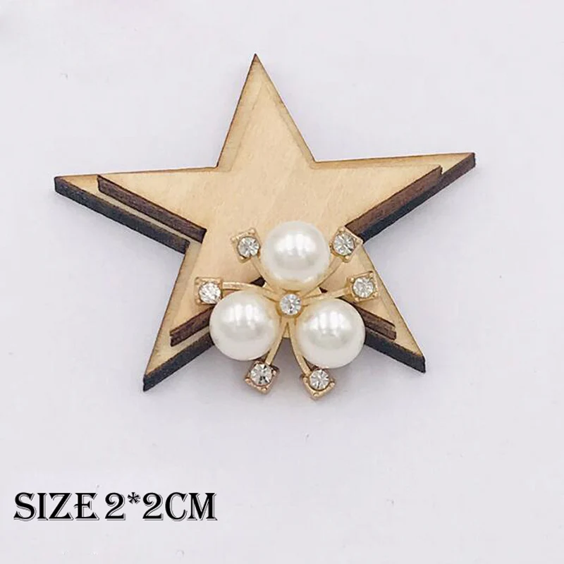 10 шт./компл. цветочным принтом в стиле Сделай Сам стразы пластиковые кнопки