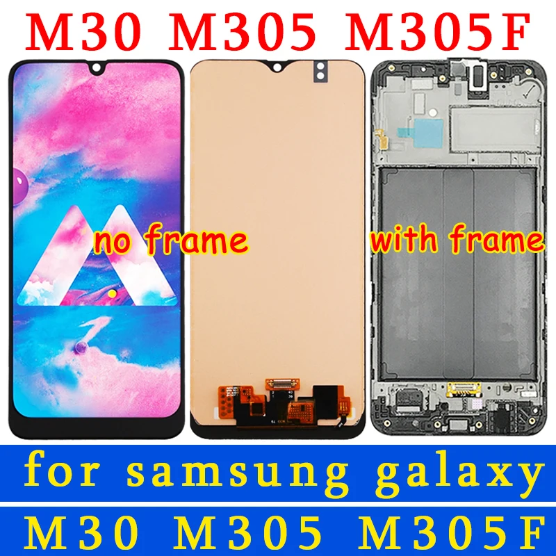 ЖК дисплей Amoled для Samsung Galaxy m30 m305F сенсорный экран низкая цена|Экраны мобильных