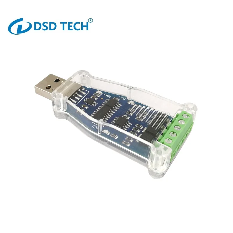 

DSD TECH SH-U08A USB to RS422 RS485 Adapter with CH340E Chip for Windows 10,8,7