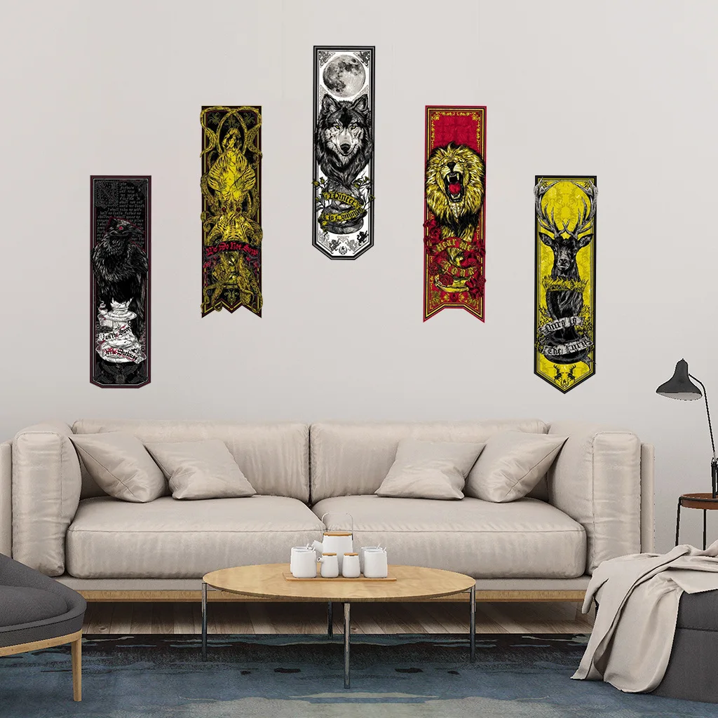 Властные настенные наклейки с животными декоративный фон для гостиной спальни