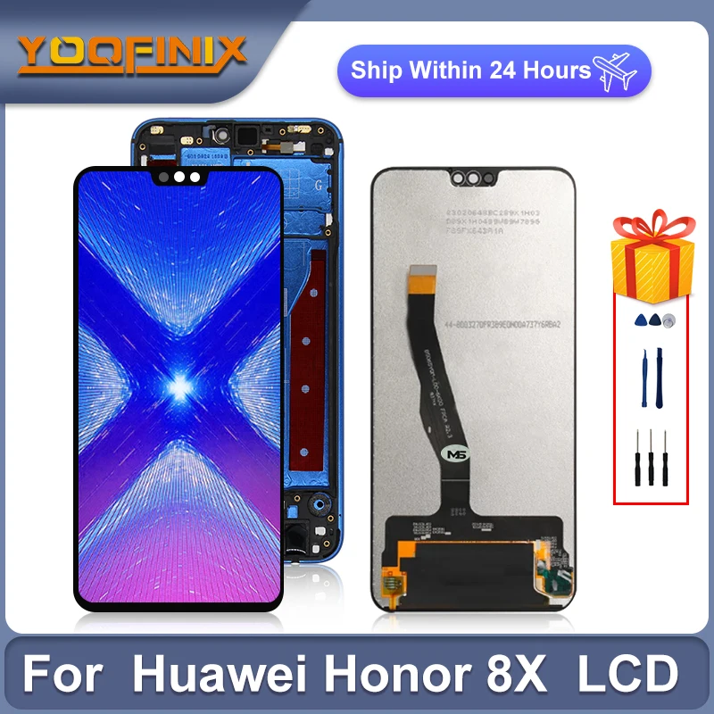 

6,5 "оригинальный для Huawei Honor 8X ЖК-дисплей с сенсорным экраном дигитайзер Запасные части для Honor 8X дисплей ЖК-дисплей Honor View 10 Lite