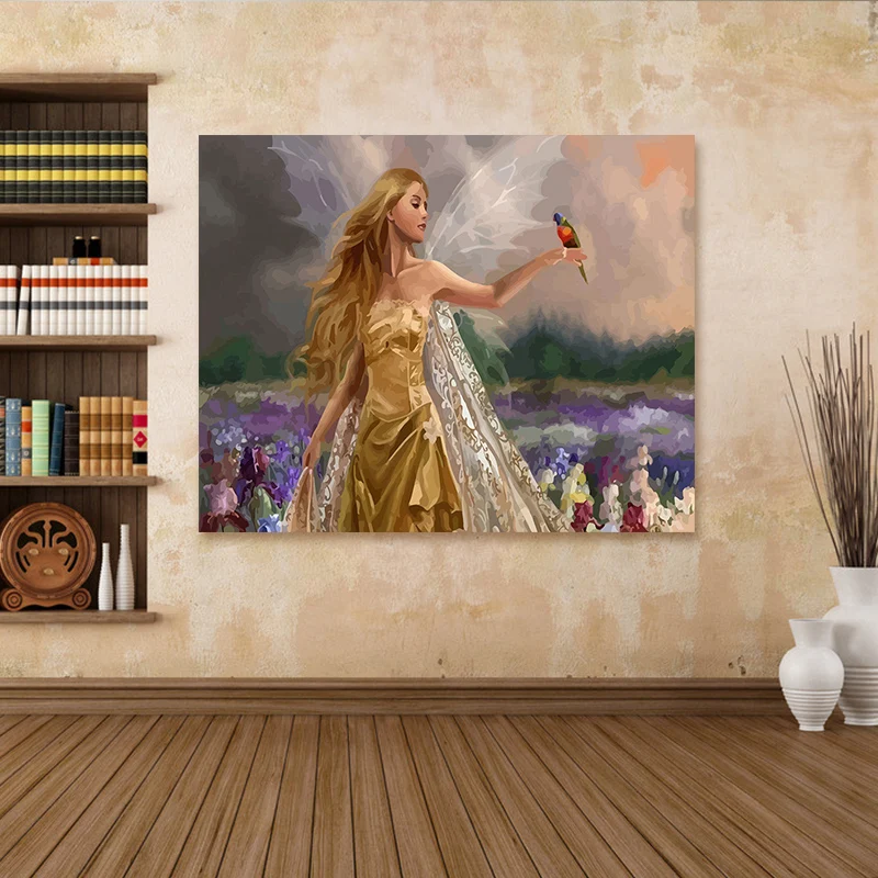 Художественная живопись по номерам бабочка крыло эльф сексуальная красота масло