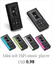 Мини usb HiFi музыкальный плеер MP3 walkman воспроизводитель портативный MP3 плеер Поддержка Micro SD TF карта 32 Гб спортивный музыкальный медиаплеер