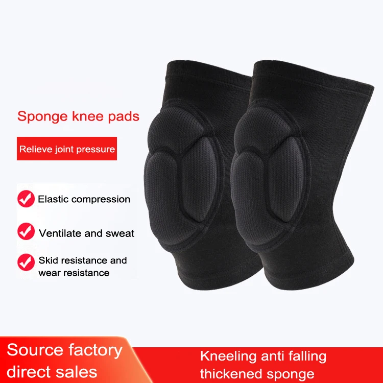 

Unisex Sports Comfortable Non-Slip Protective Kneepad Thicken Sponge Cushion for Dance, Cycling, Volleyball, Climbing, Running